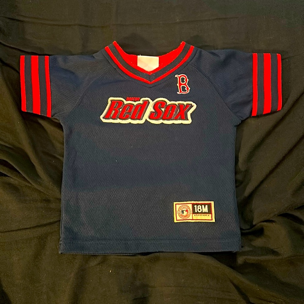 Toddlers Boston Red Sox baseball jersey 18m boys mlb